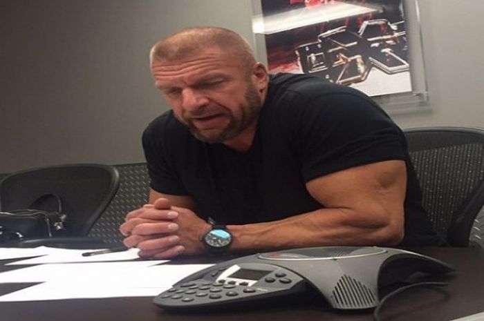 Paul Levesque alias Triple H saat ini berperan sebagai salah satu petinggi di WWE meski masih sesekali tampil bergulat pada ajang tersebut.