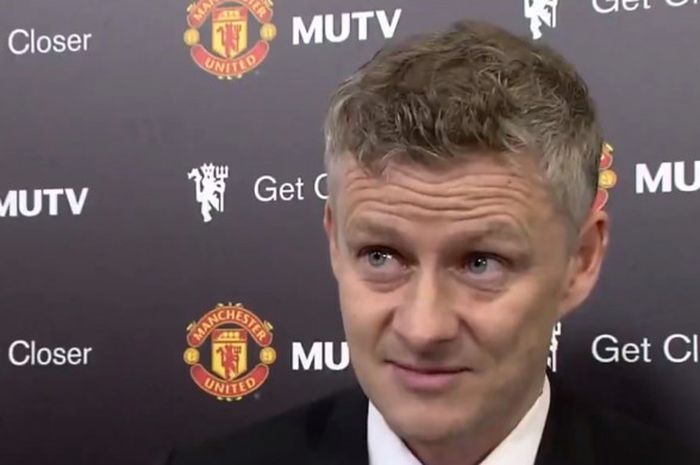 Pelatih sementara Manchester United, Ole Gunnar Solskjaer.