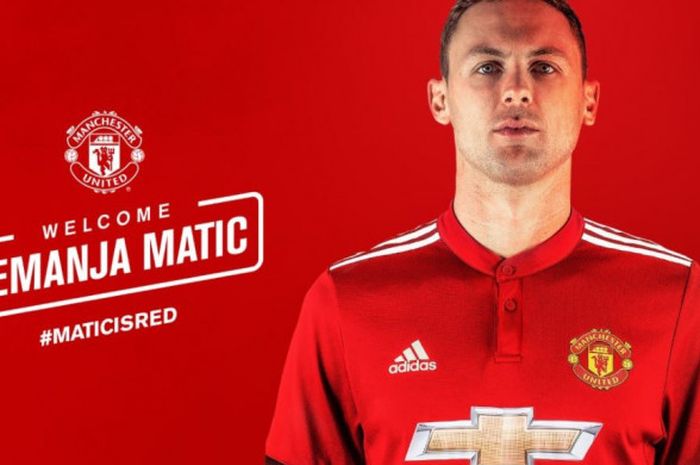 Nemanja Matic berseragam Manchester United