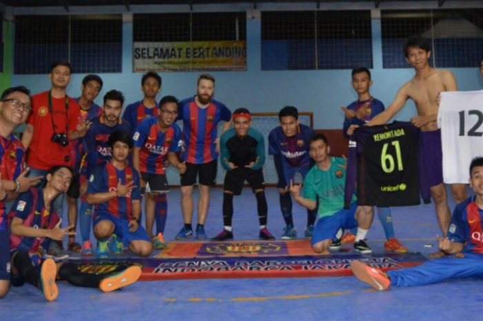 Suporter FC Barcelona Jakarta gelar acara futsal 