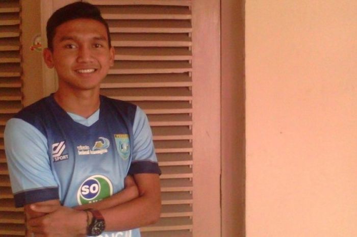 Dendy Sulistyawan, striker Persela Lamongan, diwawancarai Kompas.com pada Selasa (2/8/2016). 