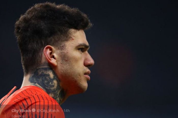 Kiper Manchester City dan timnas Brasil, Ederson Moraes.