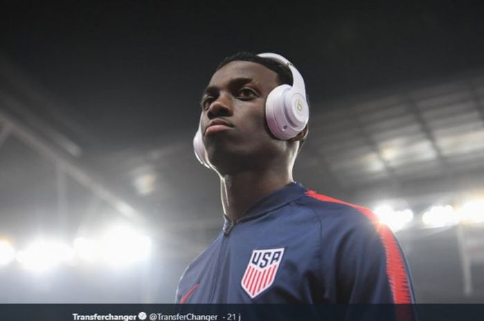 Striker Paris Saint-Germain dan Timnas Amerika Serikat, Timothy Weah.