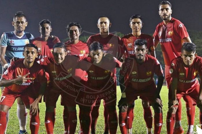 Evan Dimas, Ilham Udin, dan William Pacheco diturunkan Selangor FA saat menghadapi Terengganu FC II, Rabu (10/1/2018) malam.