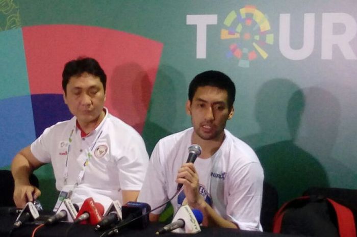 Kapten tim nasional basket putra Indonesia, Christian Ronaldo 