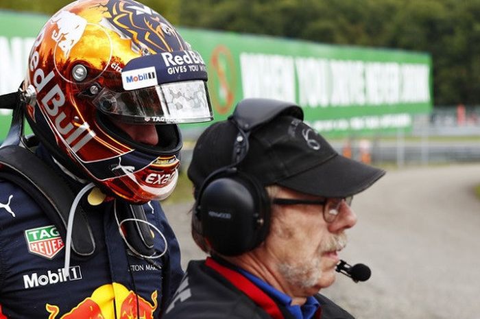 Max Verstappen gagal menyelesaikan balapan GP Belgia di Sirkuit Spa.