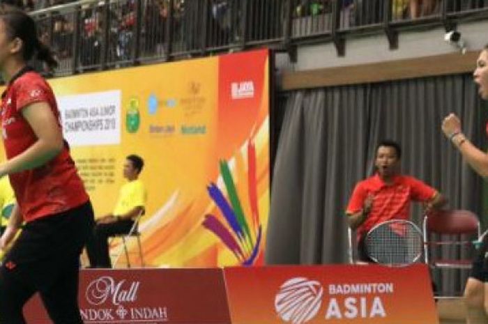 Pasangan ganda putri Indonesia, Febriana Dwipuji Kusuma/Ribka Sugiarto, berhasil melaju ke babak final Kejuaraan Asia Junior 2018. 