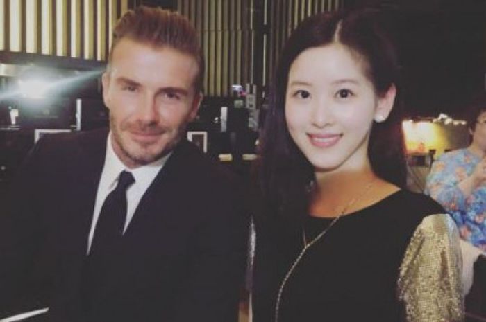 David Beckham dan Zhang Zetian 
