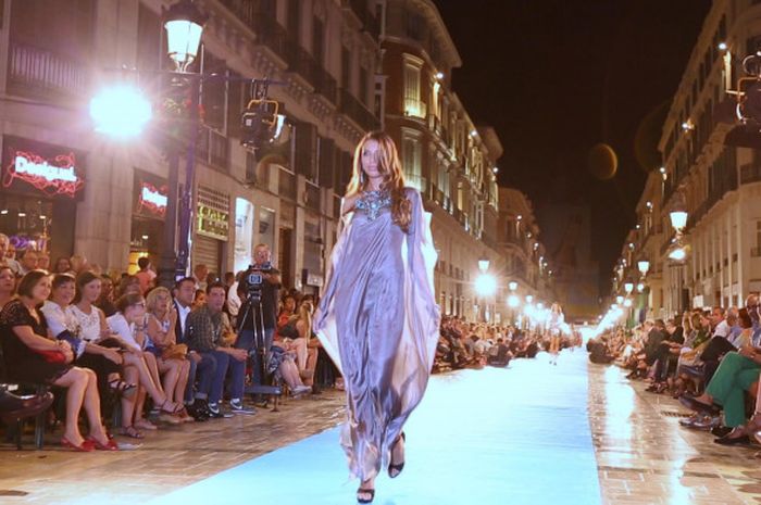 Malaga Fashion Week 2018 di Centro de Malaga, Spanyol, Jumat (14/9).