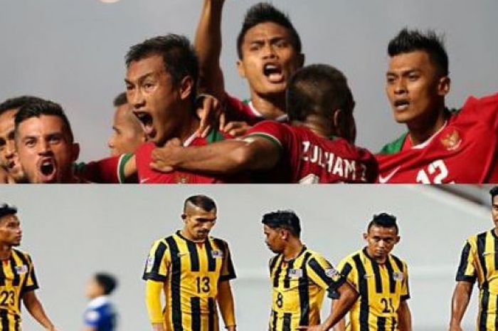 Timnas Indonesia dan Timnas Malaysia