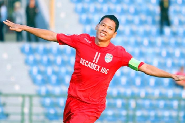 Top scorer Liga Vietnam musim 2017, Nguyen Anh Duc dari Becamex Binh Duong.