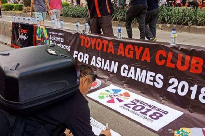 Toyota Agya Club (TAC) mendukung para atlet Indonesia yang akan berlaga di Asian Games 2018