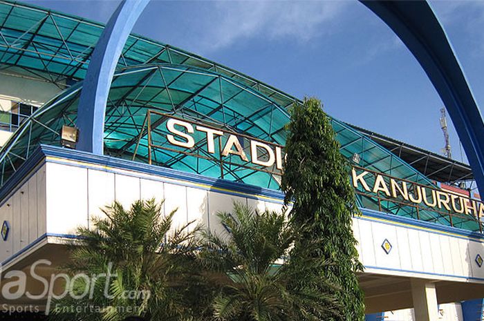 Stadion Kanjuruhan, yang terletak di Kab. Malang, Jawa Timur.