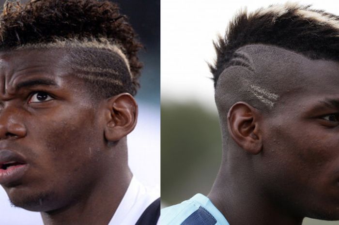 Rambut Paul Pogba Sebelum dan Sesudah