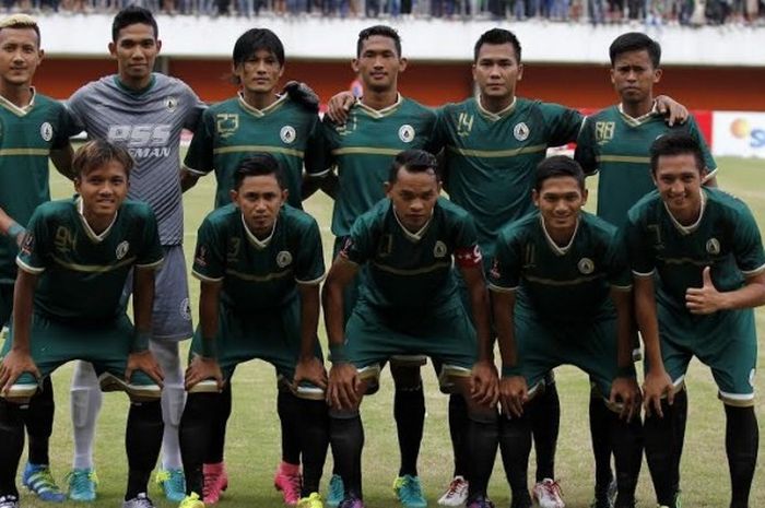 PSS Sleman dalam jelang laga turnamen pra-musim Piala Presiden 2017. 