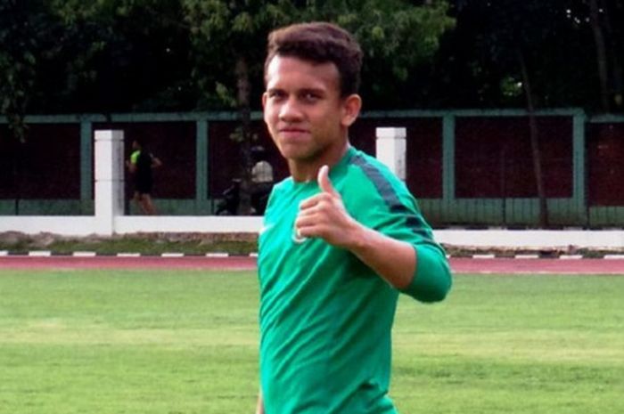 Egy Maulana Vikri untuk sementara menjadi raja gol di Piala AFF U-18.
