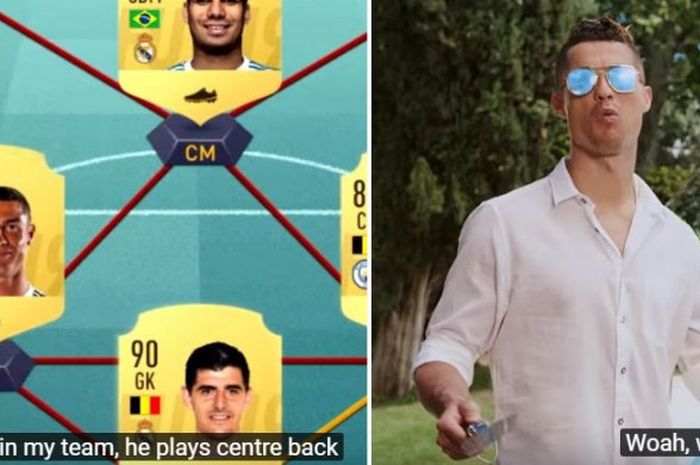 Bintang Juventus, Cristiano Ronaldo, muncul dalam trailer resmi game FIFA 19.