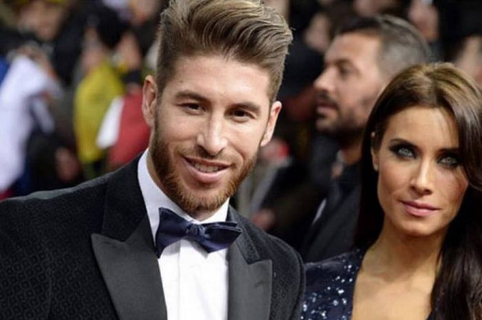 Sergio Ramos dan sang Istri, Pilar Rubio