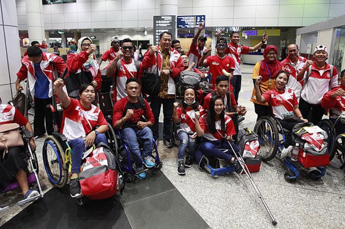 Kontingen Indonesia untuk ASEAN Para Games 2017 sudah tiba di Kuala Lumpur, Malaysia, pada Rabu (13/9/2017) petang waktu setempat.