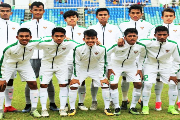 Skuat Timnas U-19 Indonesia Vs Myanmar, di perebutan peringkat tiga Piala AFF U-18, Minggu (17/9/2017)