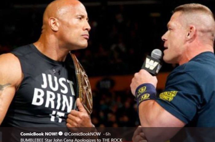 John Cena meminta maaf kepada The Rock.