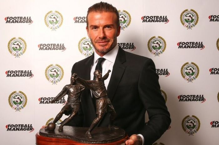David Beckham meraih penghargaan PFA Merit Award 2017 dari Asosiasi Pesepak Bola Profesional Inggris.