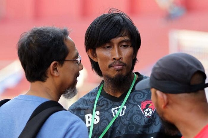 Mantan pemain Timnas Indonesia Budi Sudarsono menjadi asisten pelatih Kateng Putra FC