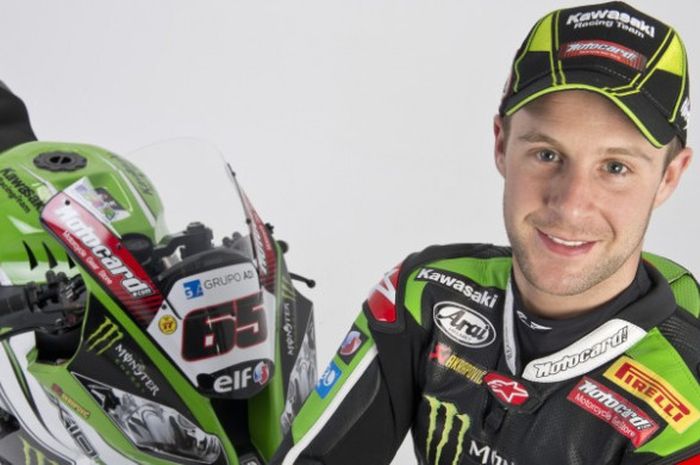 Pebalap World Superbike dari tim Kawasaki, Jonathan Rea.