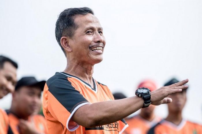 Pelatih Persebaya Surabaya Djadjang Nurdjaman siap meladeni Bhayangkara FC dalam lanjutan duel Liga 1 2018.