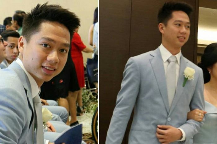 Ternyata ini sosok yang menemani Kevin Sanjaya saat menghadiri acara pernikahan Markus Gideon