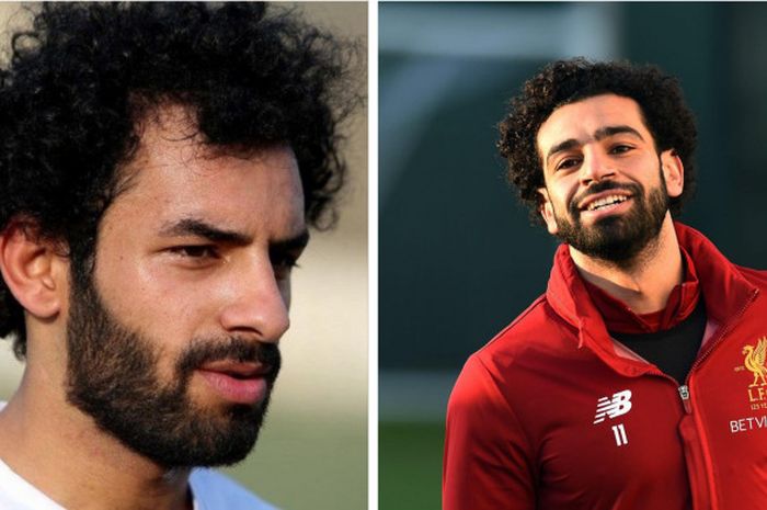 Hussein Ali (kiri) dan Mohamed Salah (kanan).