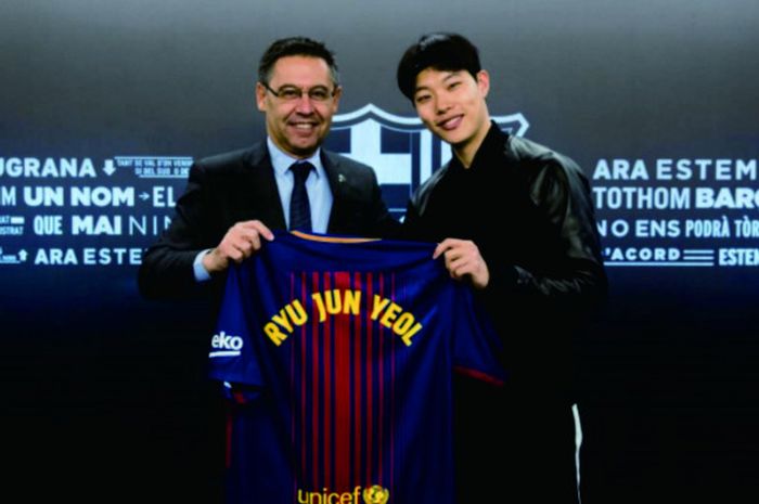 Ryu Jun Yeol menjadi tamu istimewa di Barcelona