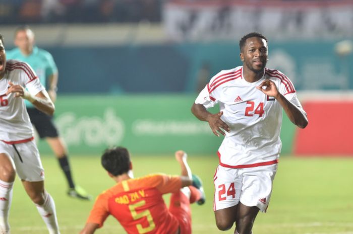 Striker timnas U-23 Uni Emirat Arab, Mohammed Al Mesmari.