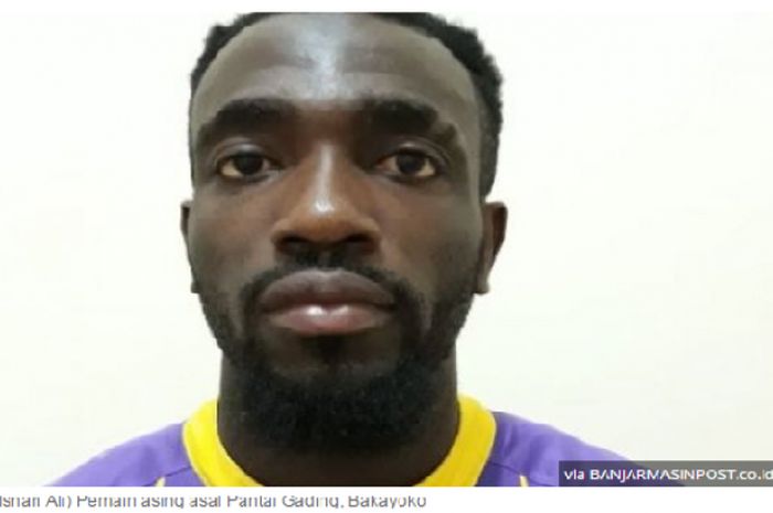 Pemain Asing asal Pantai Gading, Bakayoko yang merapat ke Martapura FC