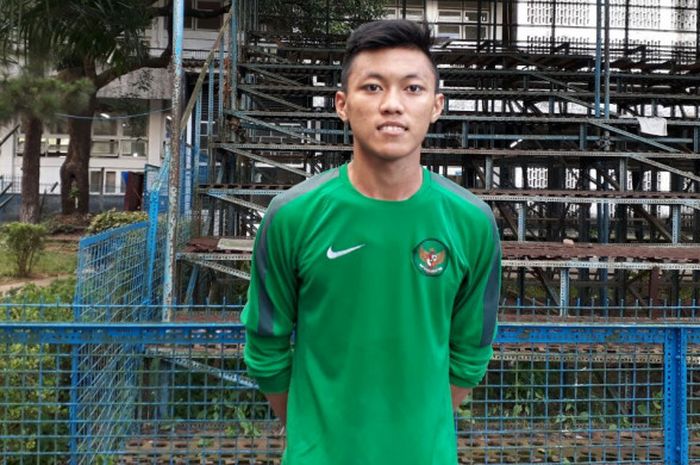 Feby Eka Putra siap tampil bela timnas U-19 Indonesia pada pertandingan versus Brunei Darussalam, Rabu (13/9/2017). 