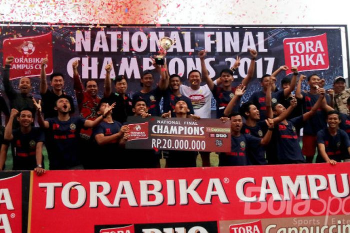 Universitas Muhammadiyah Malang (UMM) menjuarai Torabika Campus Cup 2017 setelah mengalahkan UPI.