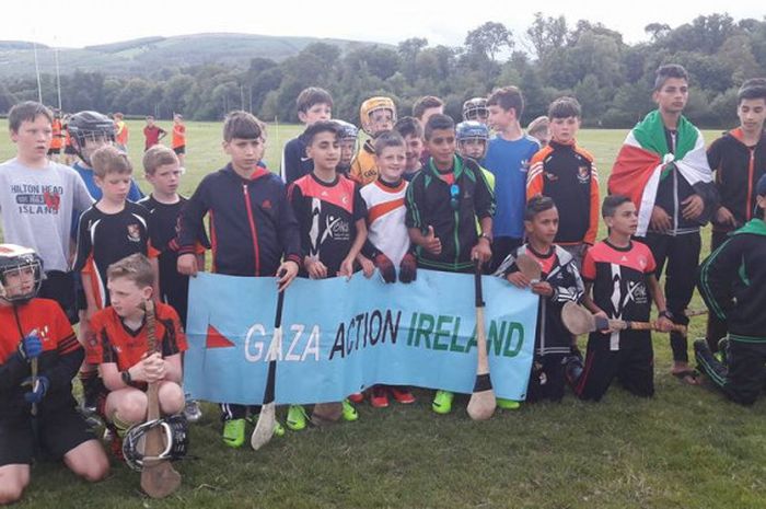 Para peserta tur bertajuk 'The Gaza Kids to Ireland' di Irlandia