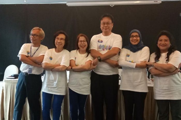 Suasana konerensi pers ASEAN Autism Games 2018 di JS Luwansa Hotel, Jakarta, Jumat (19/10/2018)