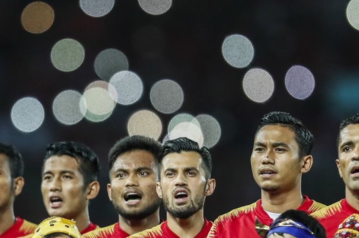 Para pemain Timnas Indonesia yang berlaga di Asian Games 2018.