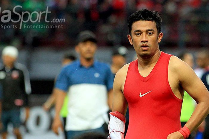 Pemain belakang Madura United, Beni Wahyudi, usai tampil melawan PS Tira pada pekan kedua Piala Presiden 2018 Grup C di Stadion Gelora Bung Tomo Surabaya, Jawa Timur (23/01/2018) Selasa sore.