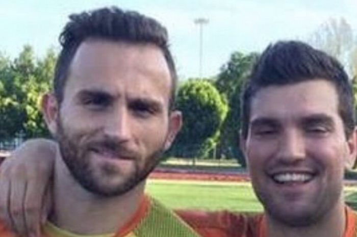 Ilija Spasojevic dan  Labinot Harbuzi saat membela Melaka United