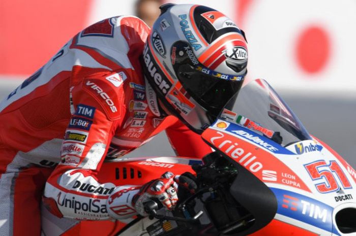 Pebalap penguji Ducati untuk MotoGP, Michele Pirro.
