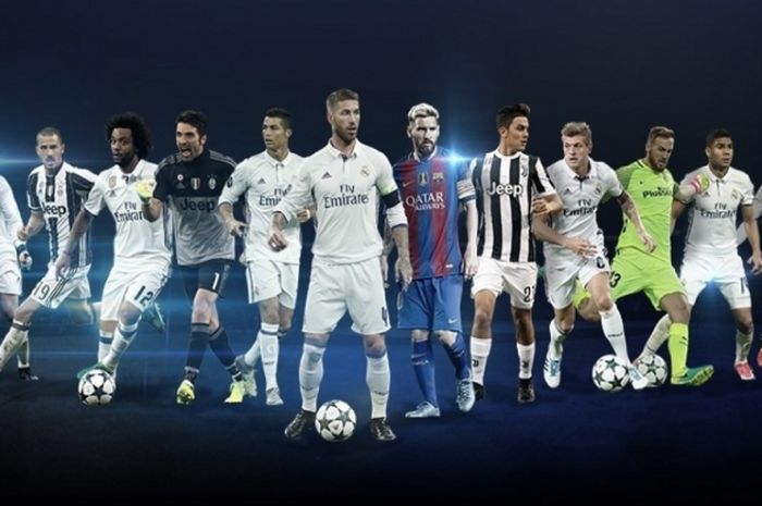 Nominasi pemain terbaik UEFA.