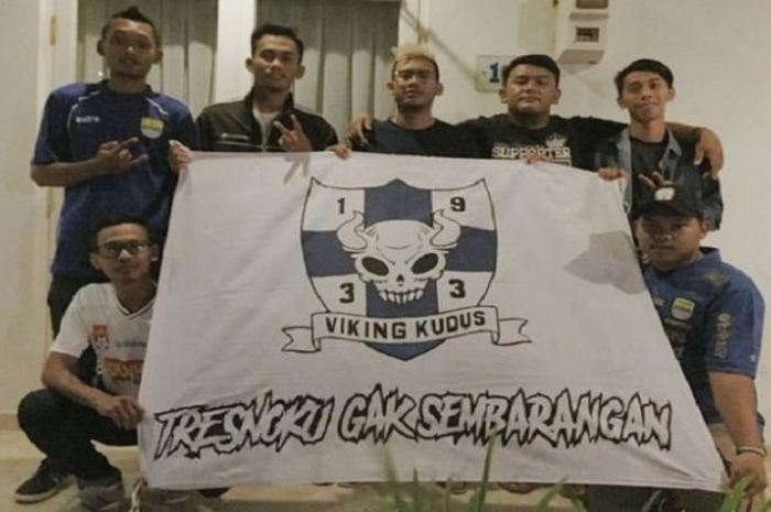 Viking Kudus yang menyambut Persib Bandung di Jepara, Selasa (6/2/2018). 