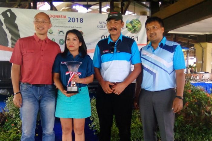 Konferensi pers di Ultimate Golf Series 2018 di Klub Golf Bogor, Bogor Raya, Kamis (5/4/2018).