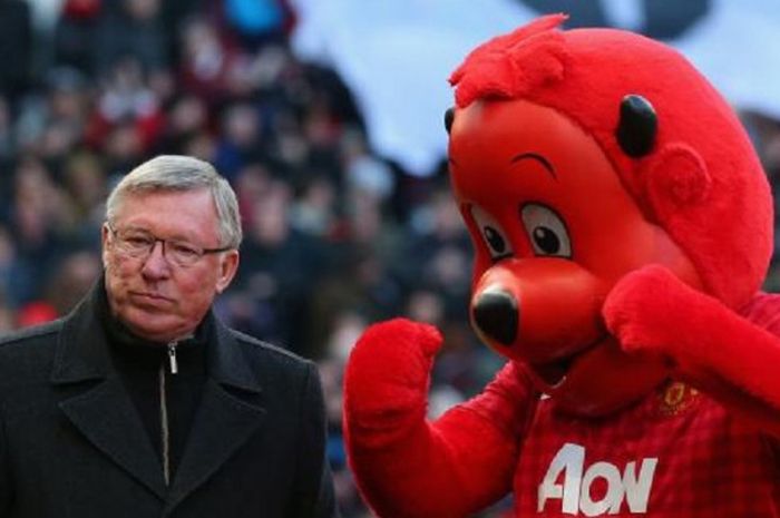 Alex Ferguson Dengan the Red Devil.