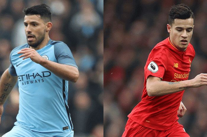 Sergio Aguero dan Phillipe Coutinho 