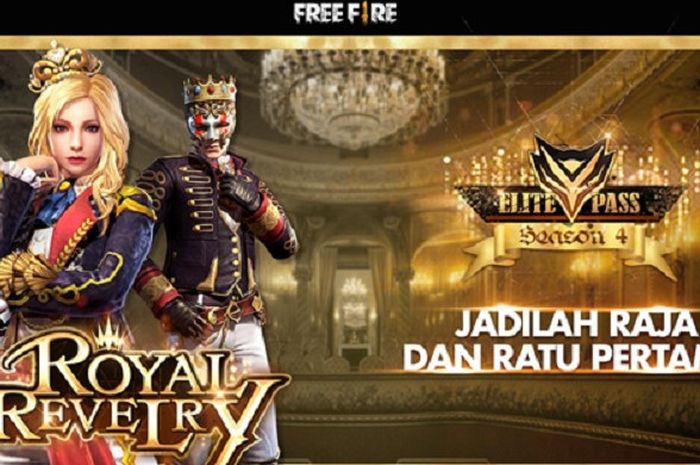 Free Fire Hadirkan Elite Pass Season  4 Royal Revelry