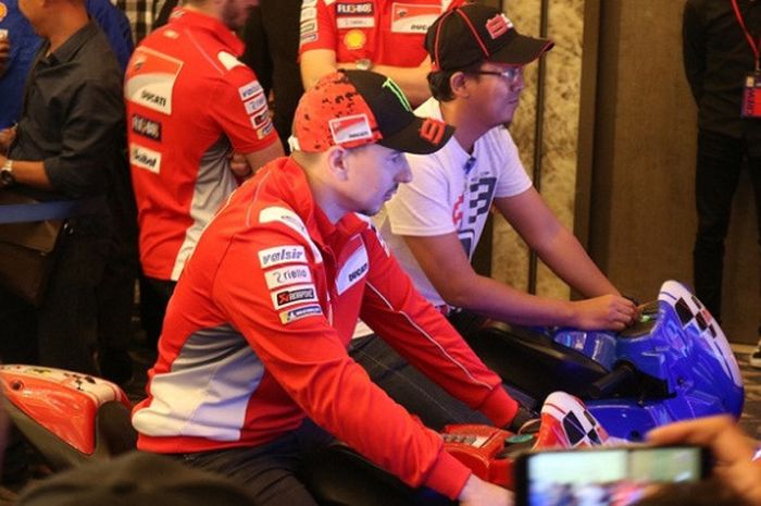 Pebalap Ducati, Jorge Lorenzo.