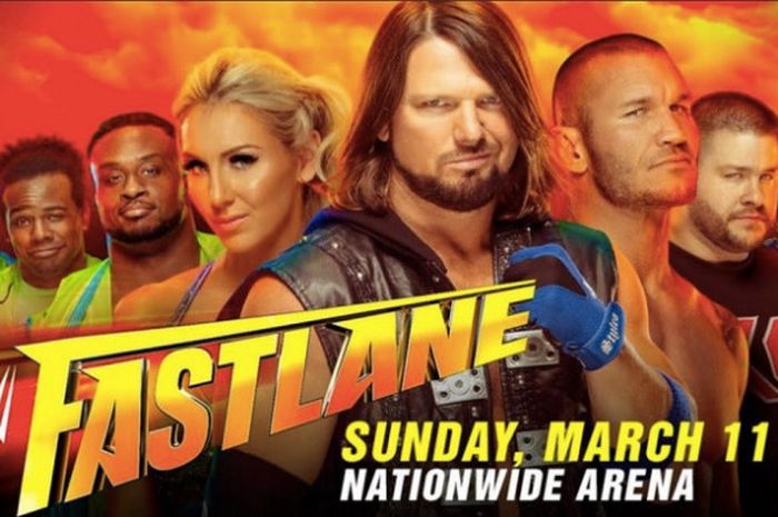 Poster WWE Fastlane yang akan digelar pada Minggu (11/3/2018).